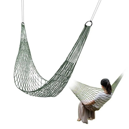 Outdoor Sport Hammock Army Green Net Mesh Nylon Sleeping Bed,Travel Hammock,Camping Hammock