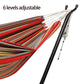 Outdoor Backyard Garden Double Hammock with Stand