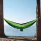 Portable Camping Hammock 270 * 140cm, Load-bearing 300KG, Easy Setup Outdoor Parachute Hammock with Storage Bag for Travel BBQ