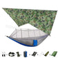 Camping Hammock with Mosquito Net&Rainfly Tent Tarp & Tree Straps,Portable Nylon Hammock Tent for Camping Hiking Backyard Travel
