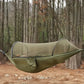 Outdoor Camping Hammock With Mosquito Net Lightweight Hanging Hammocks High Strength Parachute Fabric Hanging Bed Net Quick Open