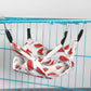 햄스터 Pet Hammock Cotton Hamster Mouse Hanging Bed Small Pet Hamster Rabbit Double Layer Warm Sleep Nests Hanging Hammock Supplies