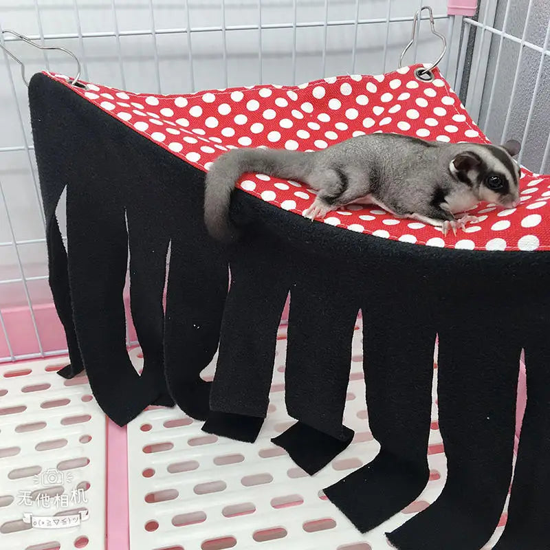 Hamster Hammock Dutch Pig Rabbit Universal Tassel Corner House Dodge Tent Nest Little Pet Hidden House and Multifunctional Use