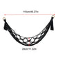 Stuffed Animal Toy Storage Hammock Stuffed Animal Hammock with Macrame Bohemian Tapestry Wall Storage Bag for Childrens Room