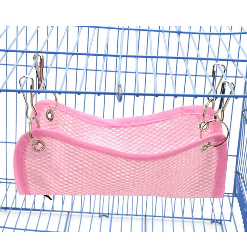 hamster hammock breathable mesh hammock chinchilla squirrel hanging swing pet mesh hammock chipmunk golden bear hammock