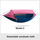 Travel Hammock, outdoor anti rollover, sun shading and anti mosquito, single or double person with mosquito ne