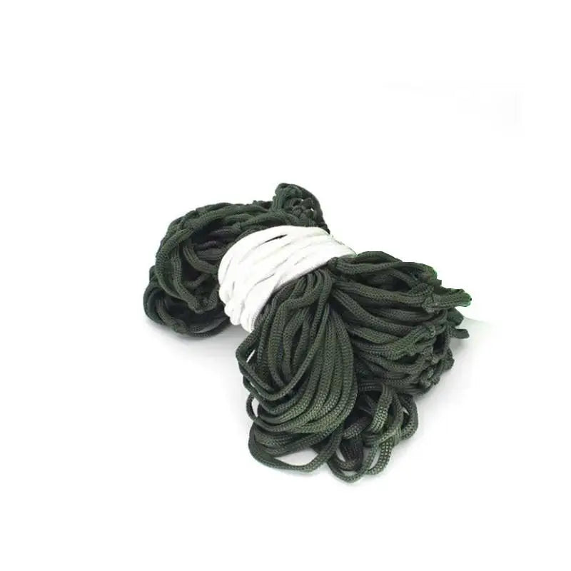 Portable Outdoor Sport Hammock Camping Hammock Nylon Rope Mesh Net For Garden Beach Yard Travel Garden Swing Hanging Bed