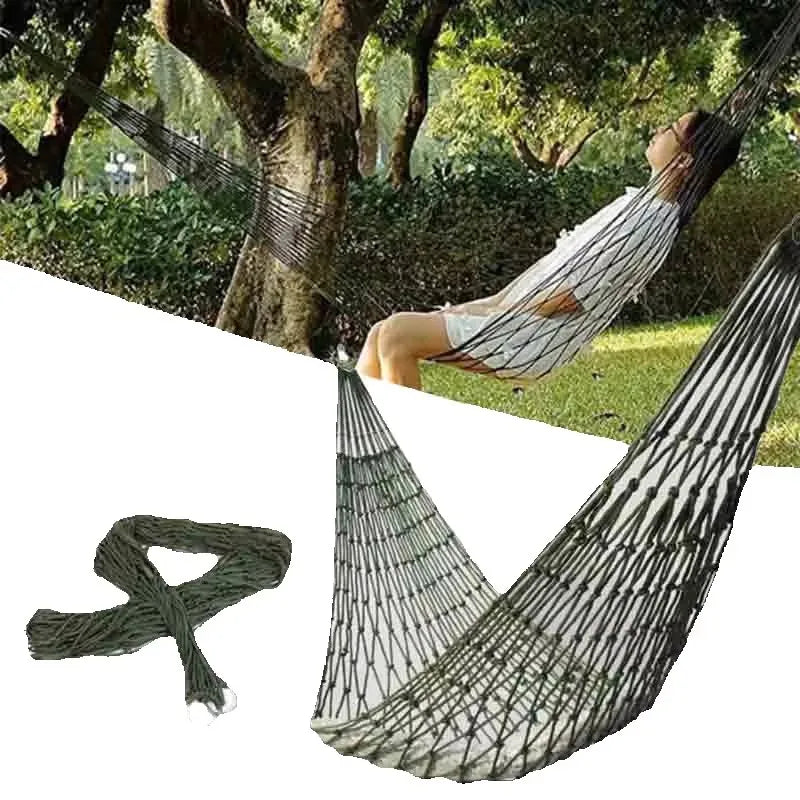 Hamaca portátil para deportes al aire libre, hamaca para acampar al aire libre, red de malla para jardín, playa, patio, viaje, c
