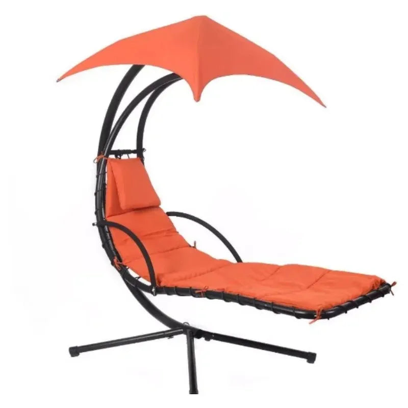 Modern Camping Hammock Metal Frame Stand Garden Bedroom Living Room Patio Park Outdoor Furniture Canvas Cotton Outdoor Usage