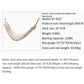 Anti-turnover Cotton Mesh Hammock Outdoor Camping Mesh Hammock Short Stick Leisure Mesh Pocket Hammock