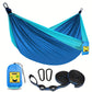 270cm Outdoor Camping Hammock Nylon Parachute Fabric Single Person Portable Hanging Bed Camping Hiking Garden Hammock