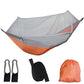 Camping Hammock And Portable Travel Outdoor Hanging Sleeping Hammock With Mosquito Net Single And Double Size Nylon Fabric