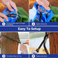 Hickened Rope Hammock Garden Outdoor Mesh Hammock Portable Simple Hammock Hanging Bed Double Outdoor Hammock with Bag