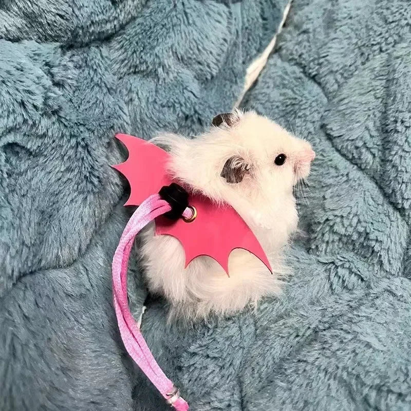 Anti Escape and Anti Bite Rope Small Animal Hamster Traction Rope Strap Hamster Flower Branch Rat Leash Hamster Traction Rope