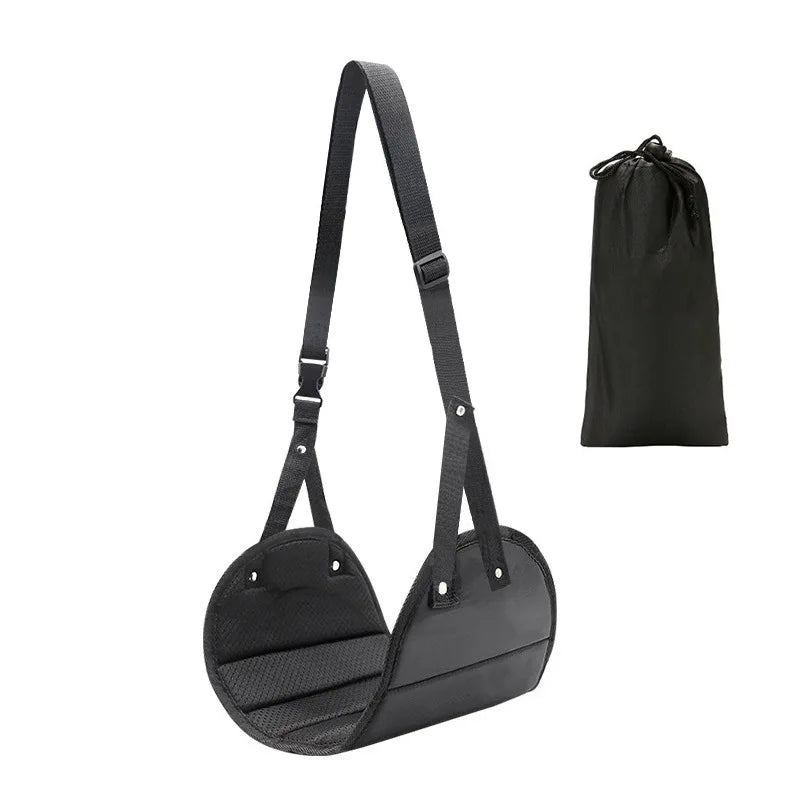 Adjustable foot hammocks for travel, car, airplane rest, office hanging, simple leg support foot pads, foot hammocks