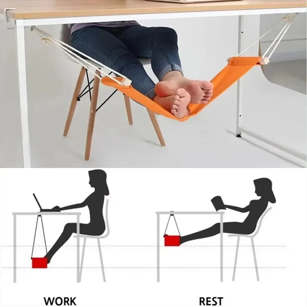 Portable Foot Hammock Leisure Foots Swing Putting Foldable Feet Suspended Foot Pad Lazy Person's Rest Foot Pad for Home Camping