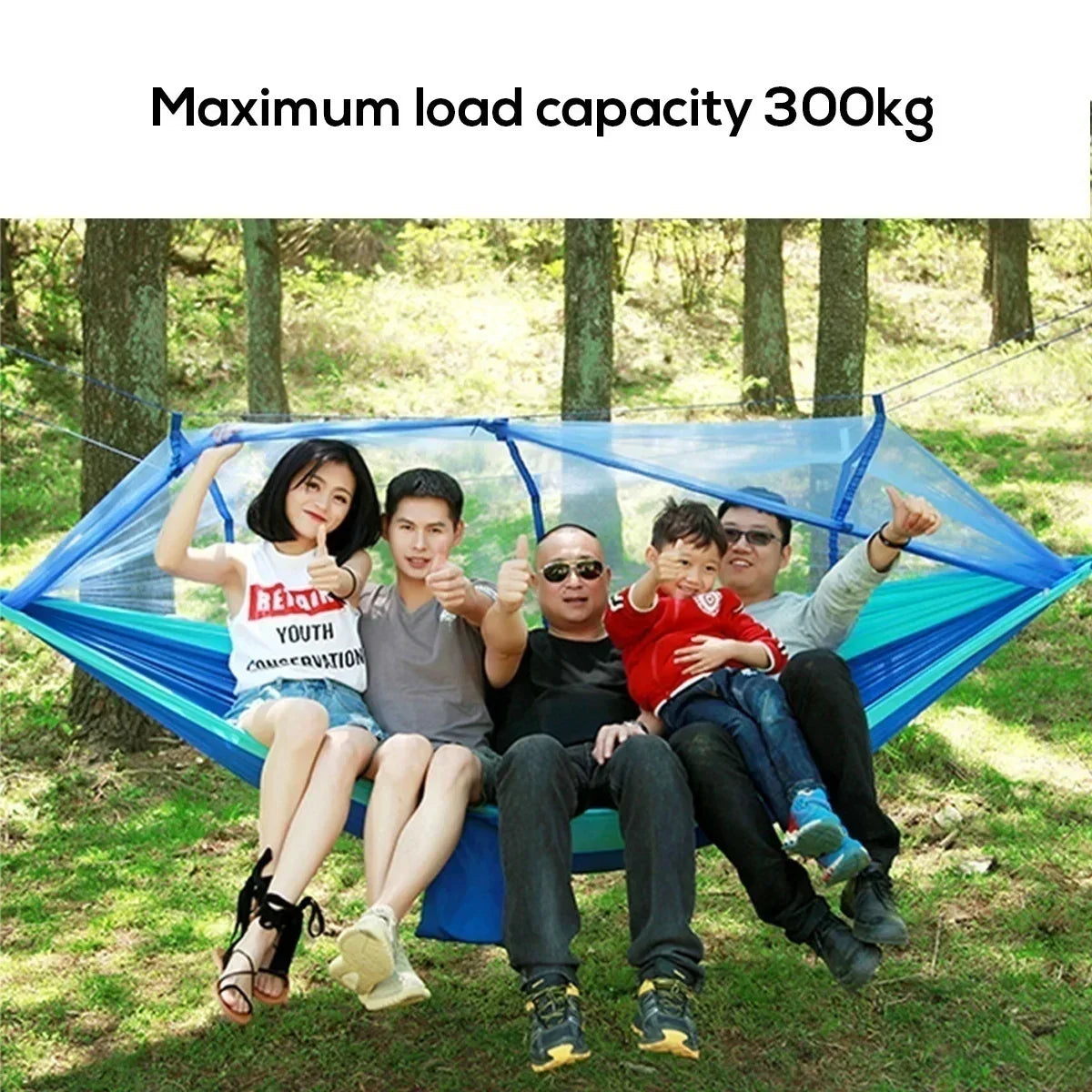 Ultralight Parachute Hammock Hunting Mosquito Net Double Person Camping Leisure Hamak Drop-shipping Outdoor Furniture Hammock