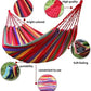 Cotton Hammock Portable Camping Suspended Sturdy Garden Hammock Comfortable Fabric Hammock Outdoor/indoor Terrace Backyard
