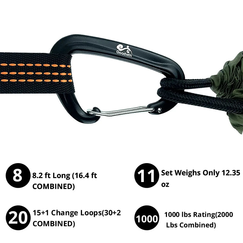 300x140cm Single Camping Hammock Lightweight Parachute Hammock with 2 Tree Strap 2 Hooks  Lightweight Portable Camping Hammock