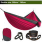 Camping hammocks with double and single portable hammocks with straps lightweight nylon parachute hammocks suitable for outdoor