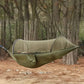 Outdoor Camping Hammock With Mosquito Net Lightweight Hanging Hammocks High Strength Parachute Fabric Hanging Bed Net Quick Open