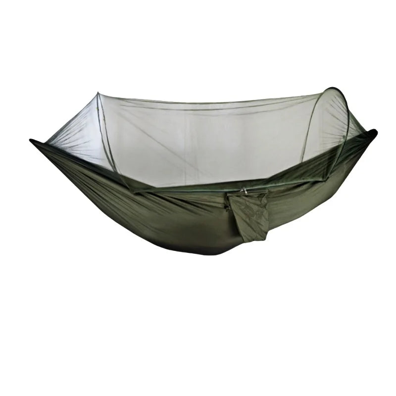 Outdoor Hammock with Mosquito Net Breathable Camping Lounge Furniture for Garden Backyard Camp Accessory,tourist hammock