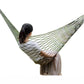 Green Portable Outdoor Sport Hammock Outdoor Camping Hammock Mesh Net for Garden Beach Yard Travel Garden Swing Hanging Bed