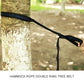 2pcs 200cm Outdoor Tied Rope Portable Tree Hanging Hammock Strap Rope for Hiking