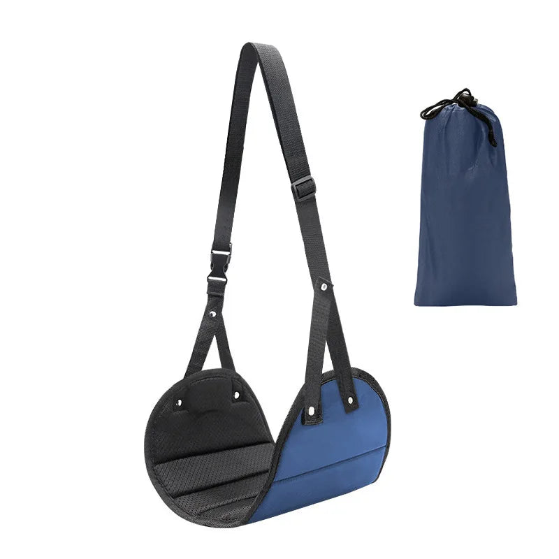 Adjustable foot hammocks for travel, car, airplane rest, office hanging, simple leg support foot pads, foot hammocks