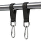 Premium 2-Set Hammock Swing Hanging Belt with Durable Steel Alloy Hooks for Outdoor Activities