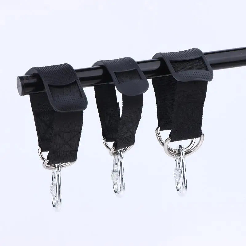 2Pcs Heavy-duty Hammock Straps with Steel Alloy Hooks, Enjoy Outdoor Hiking/Camping with these Hammock Accessories