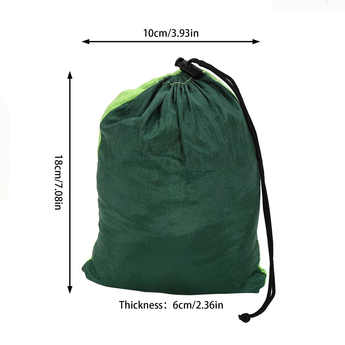 Portable Camping Hammock 270 * 140cm, Load-bearing 300KG, Easy Setup Outdoor Parachute Hammock with Storage Bag for Travel BBQ