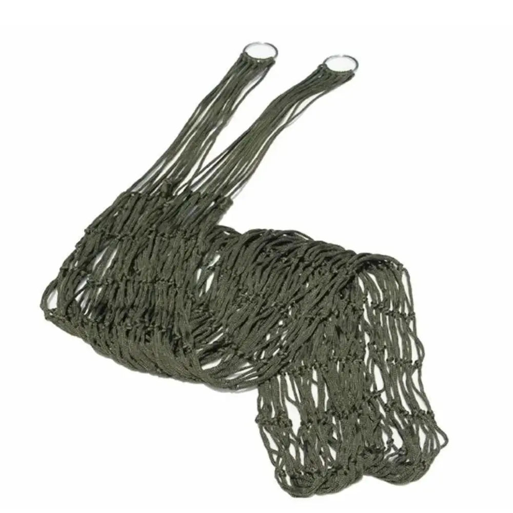 With Rope Nylon Mesh Hammock Portable Fabric Camping Hammock Folding Ultralight Outdoor Sleeping Bed Outdoor Sleeping
