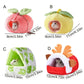 Cute Hanging Hamster Hammock Cartoon Fruit Shape Plush Hamster Sleeping Bag Soft Plush Hamster Cotton House Autumn