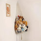 Stuffed Animal Storage Macrame Hammock, Large - Boho Room Decor Toy Storage Corner Hanging Plushie Stuffed Animal Net Organizer