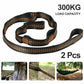 2Pcs Hammock Straps 5 Ring Height Load-bearing Knots Reinforced Polyester Straps For Outdoor Hammocks