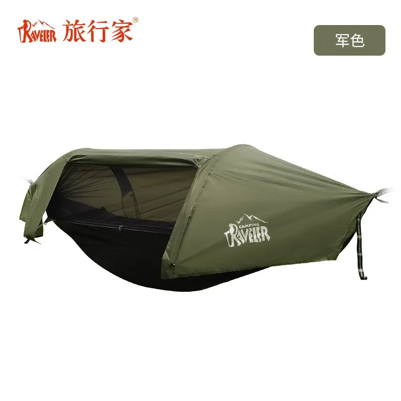 Mosquito Net Hammock Outdoor Patio Furniture Hammock Tent Camping Network Hiking Rain-Proof Hanging Mosquito Camping Rests Tent