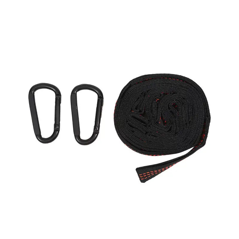 2pcs Hammock Straps, Special Reinforced Polyester Straps, 5 Ring High Load-Bearing Barbed Hammock Straps Outdoor Camping Picnic