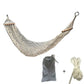 Anti-turnover Cotton Mesh Hammock Outdoor Camping Mesh Hammock Short Stick Leisure Mesh Pocket Hammock