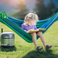 Outdoor canvas hammock / Outdoor/Indoor Rope Double-Hang Bed - Suitable for camping, leisure, beach, and beach relaxation use