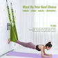 Adjustable Aerial Hammock Set Yoga Swing Stretching Strap Pilates Accessories Gym Training Equipment Triangle Hammock Camping