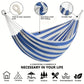 Portable Travel Anti-rollover Thickened Hanging Hammocks Outdoor Indoor Single Double Canvas Hammocks Courtyard Children's Swing