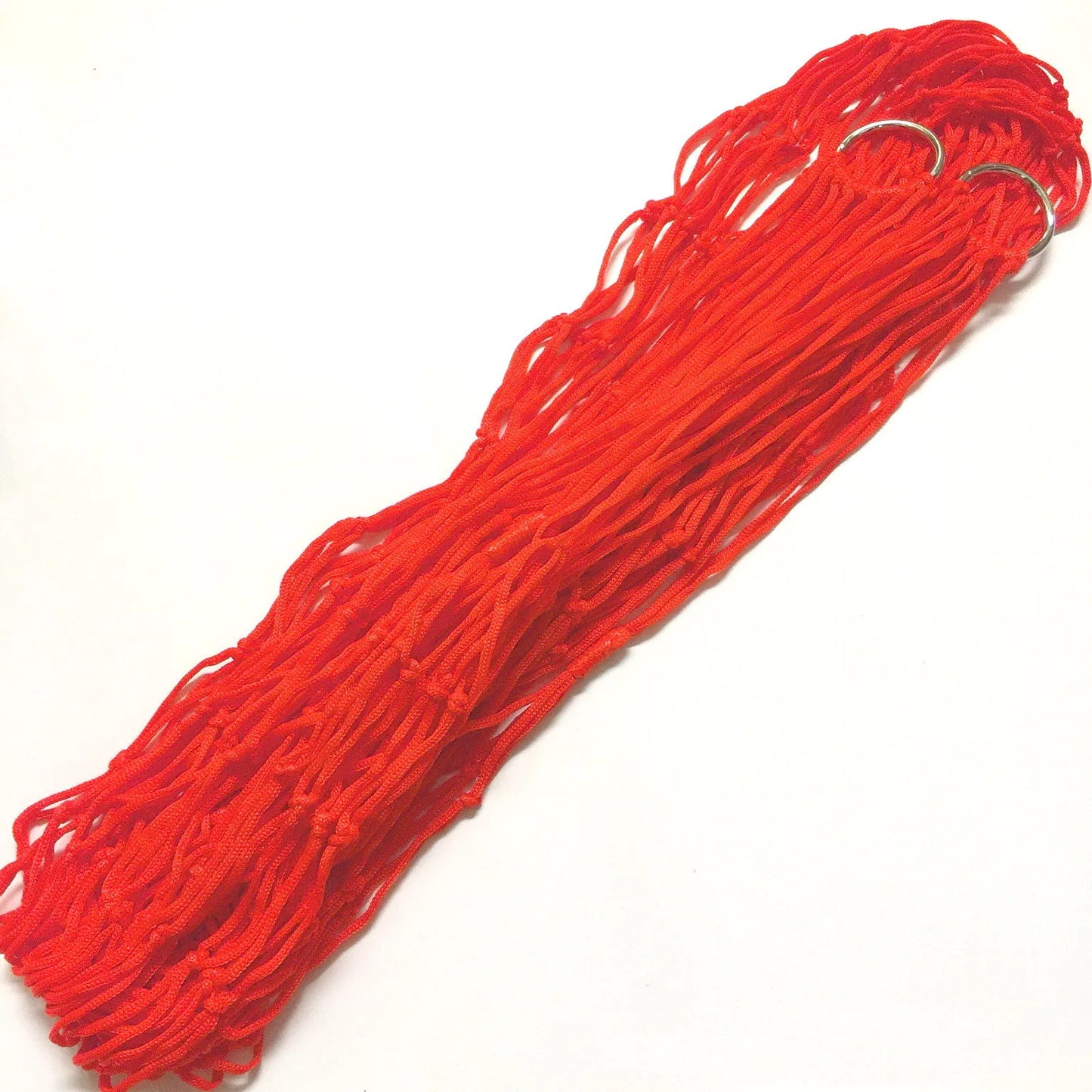 Outdoor Supplies Thick Mesh Camping Hammock Nylon Rope Single Hammock Nylon Rope Hammock Mesh Hammock