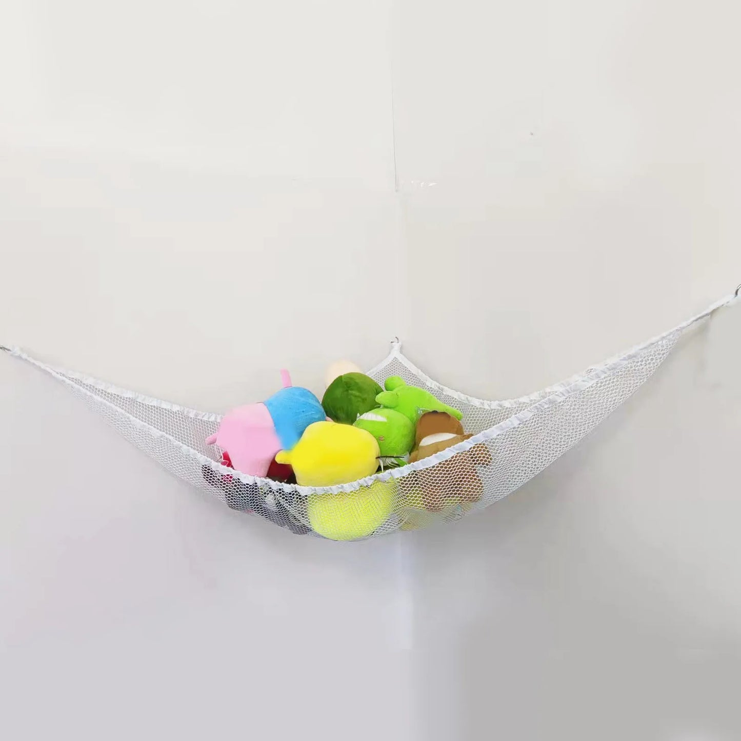 Large Toy Hammock Mesh Kids Bedroom Storage Nursery Teddy Bear Net Child Organizer Stuffed Towels Tidy Soft Storage Organizer