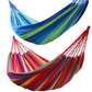 New Sale Ultralight Camping Hammock with Backpack  Rainbow Outdoor Leisure Portable Hammock Canvas Hammocks