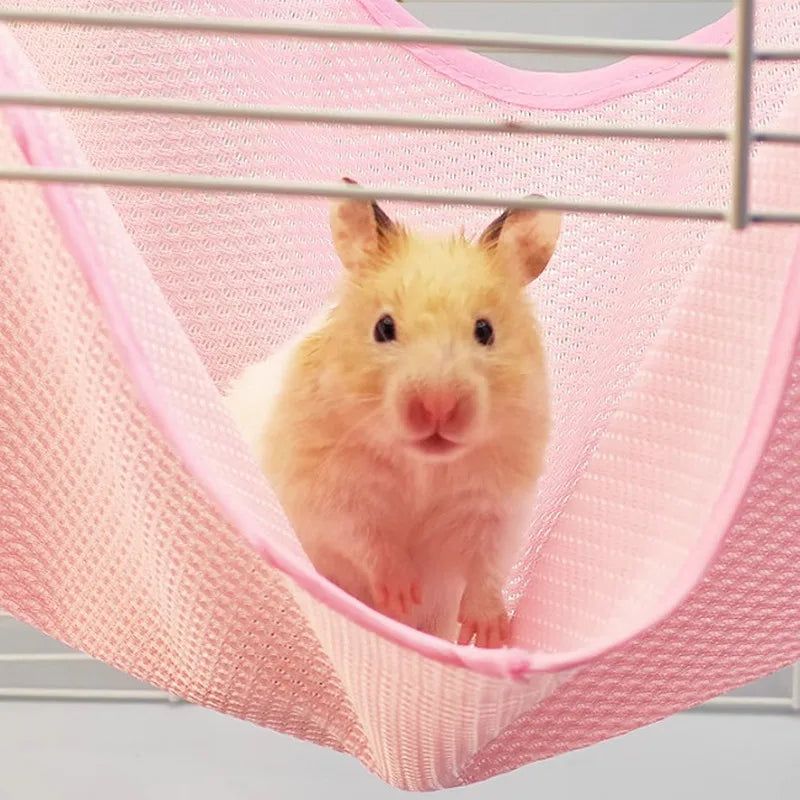 hamster hammock breathable mesh hammock chinchilla squirrel hanging swing pet mesh hammock chipmunk golden bear hammock