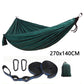 Single Person Portable Outdoor Camping Hammock With Nylon Color Matching Hammock High Strength Parachute Fabric Hanging Bed