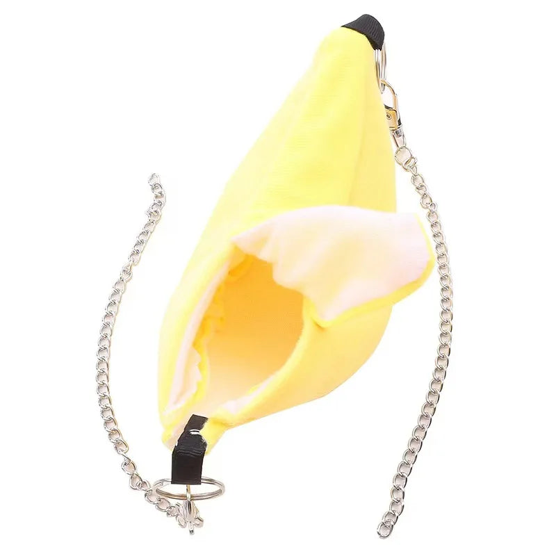 Hamster Hang House Hammock Banana Design Small Animal Cotton Cage Sleeping Nest for Small Pet Bed Small Hamster Toy Cage Swing