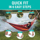 Outdoor Hammock Portable Garden Hammock Sports Home Travel Camping Swing Canvas Stripe Hang Bed Hammock Double Single People