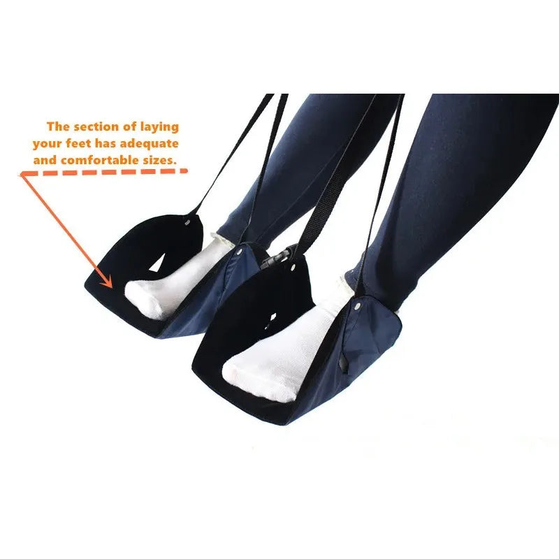 Comfy Hanger Travel Airplane Footrest Hammock Under Desk Flight Office Accessories Ergonomic Non Slip Portable Leg Foot Hammock